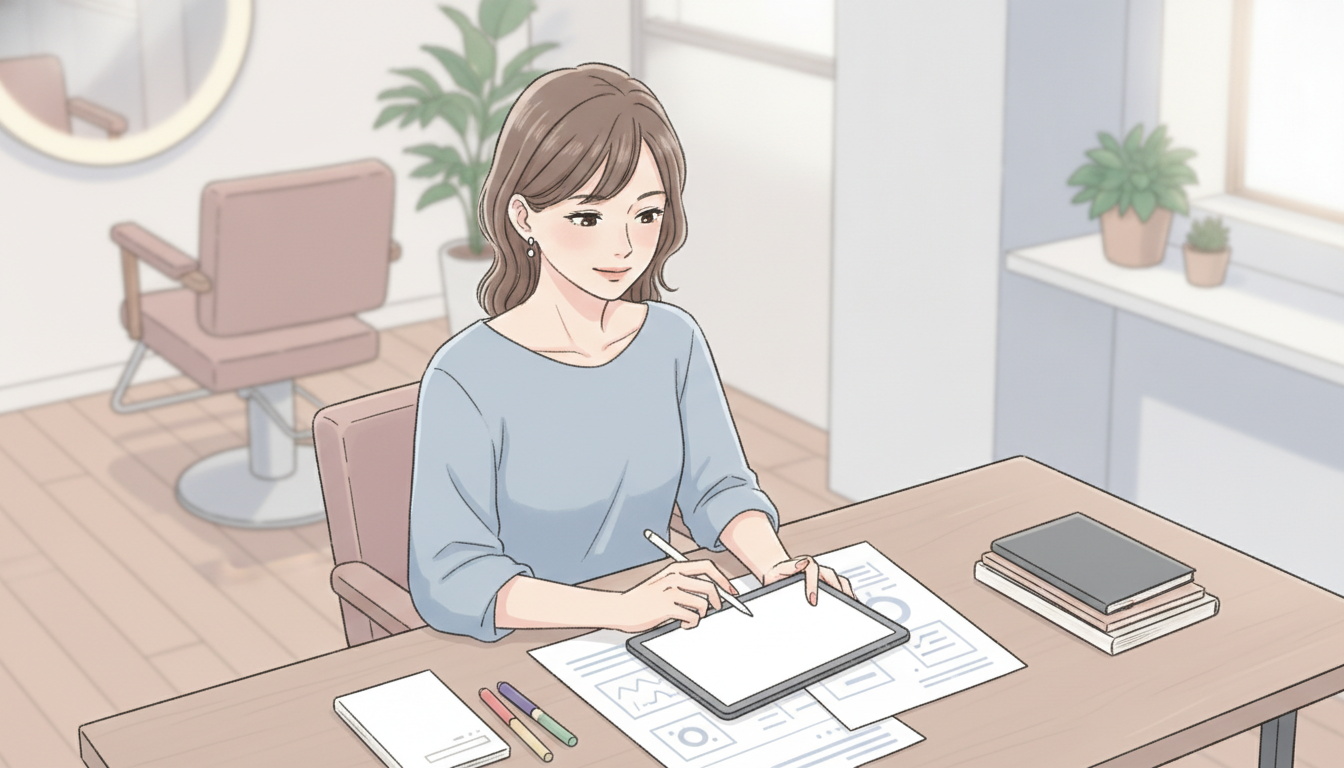 【独自試算】面貸し美容室の収入シミュレーションと損益分岐点