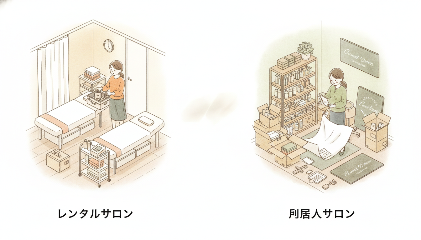 開業・運営でかかる手間とリスクの違い